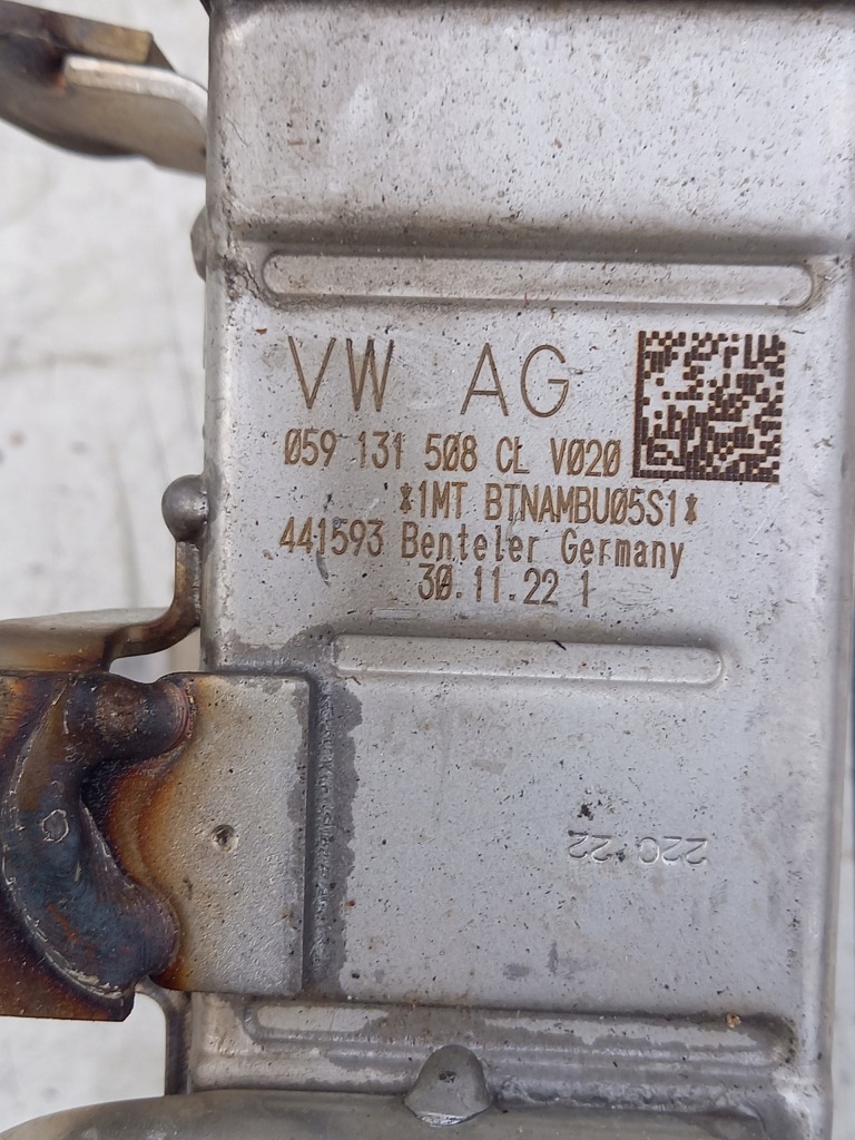 Радиатор клапан egr шланг audi a6 c8 059131477m 059131509am 059131508cl Недорого