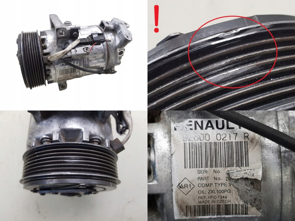 фото №1, Компрессор кондиционера 926000217r 0.9 1.2 tce ren