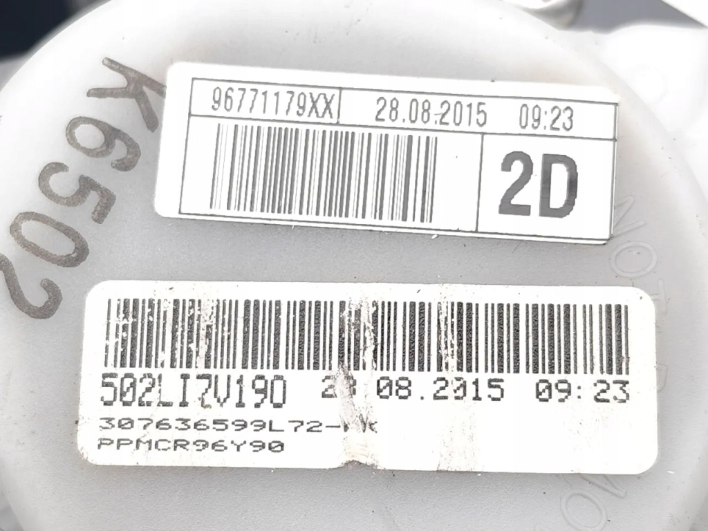 фото №7, Citroen c4 grand picasso pas безопасности сиденье заднего задняя prawidłowy