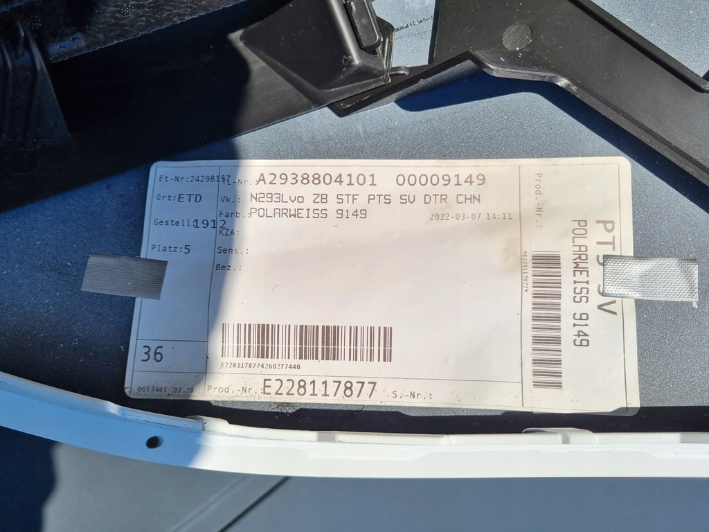 фото №12, Mercedes eqc w293 293 amg бампер перед передній