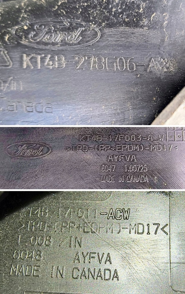 фото №11, Бампер решётка хром направляющая балка усилитель ford edge ii lift 18- st-line