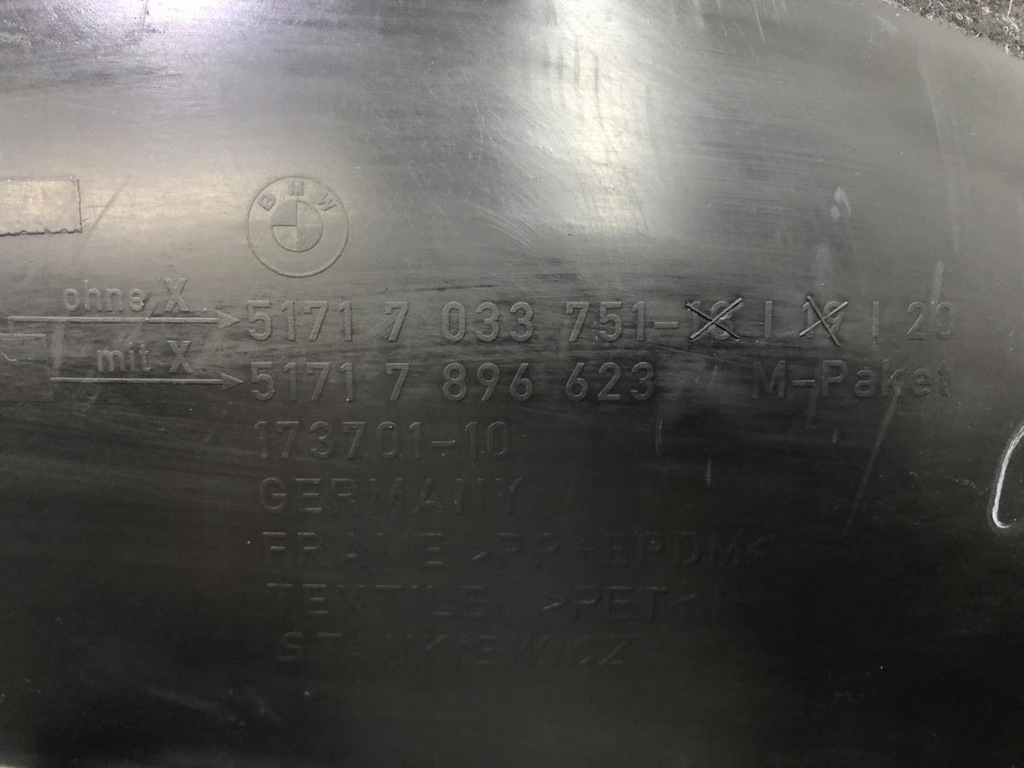 фото №9, Підкрилок лівий задня 7033751 bmw e60
