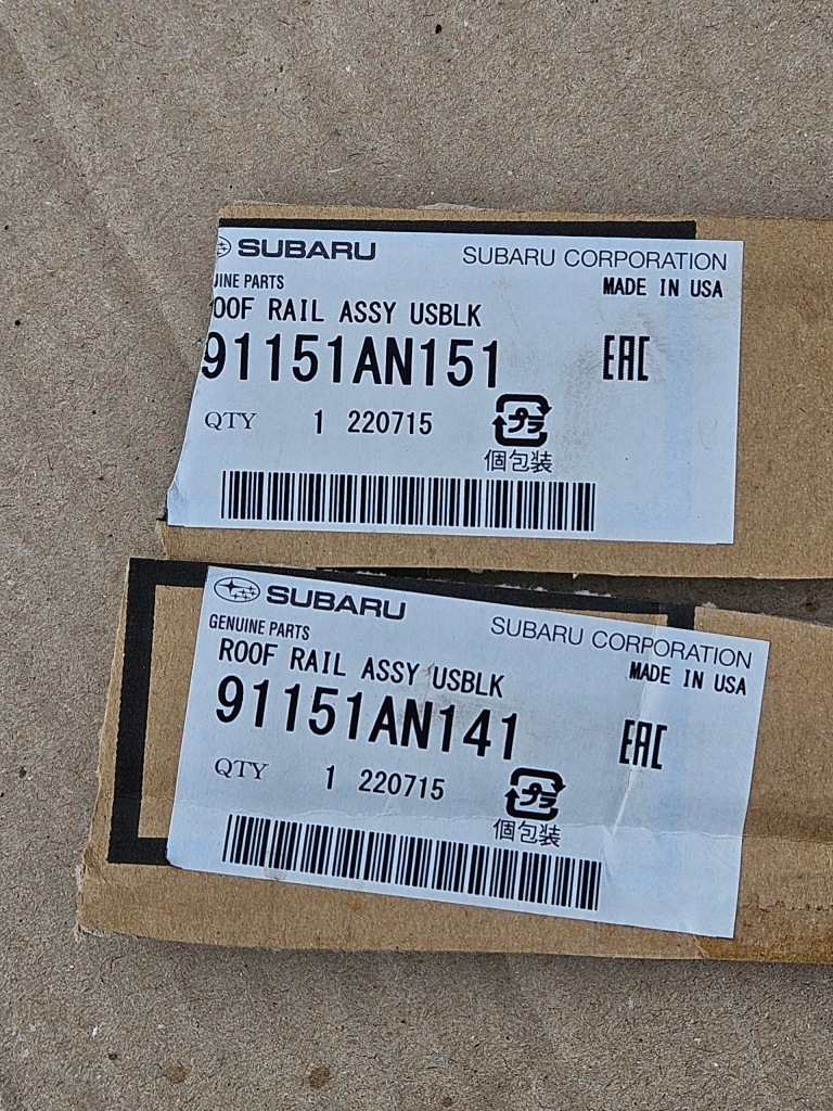 Рейлинги кровельные subaru outback 20- 29724a 29725a 91151ab141 91151ab151 Киев