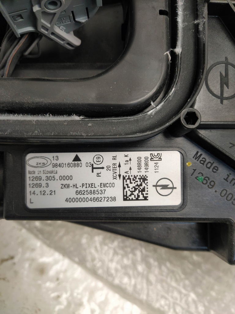 фото №11, Opel astra l vi 6 лампы перед передние левая правая full led nowe оригинал