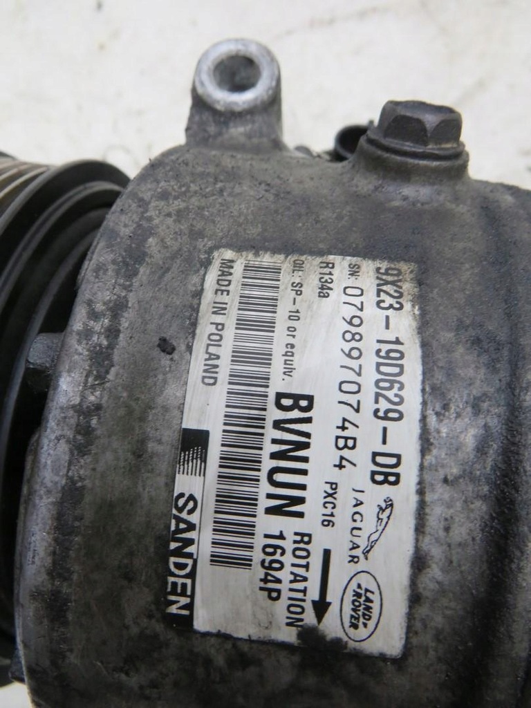 фото №5, Компрессор кондиционера jaguar xj x351 3.0 d