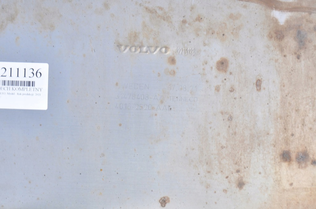 фото №7, Volvo s90 v90 2.0 d4 d5 труба выхлопная гаситель конечный 82219128 31478408