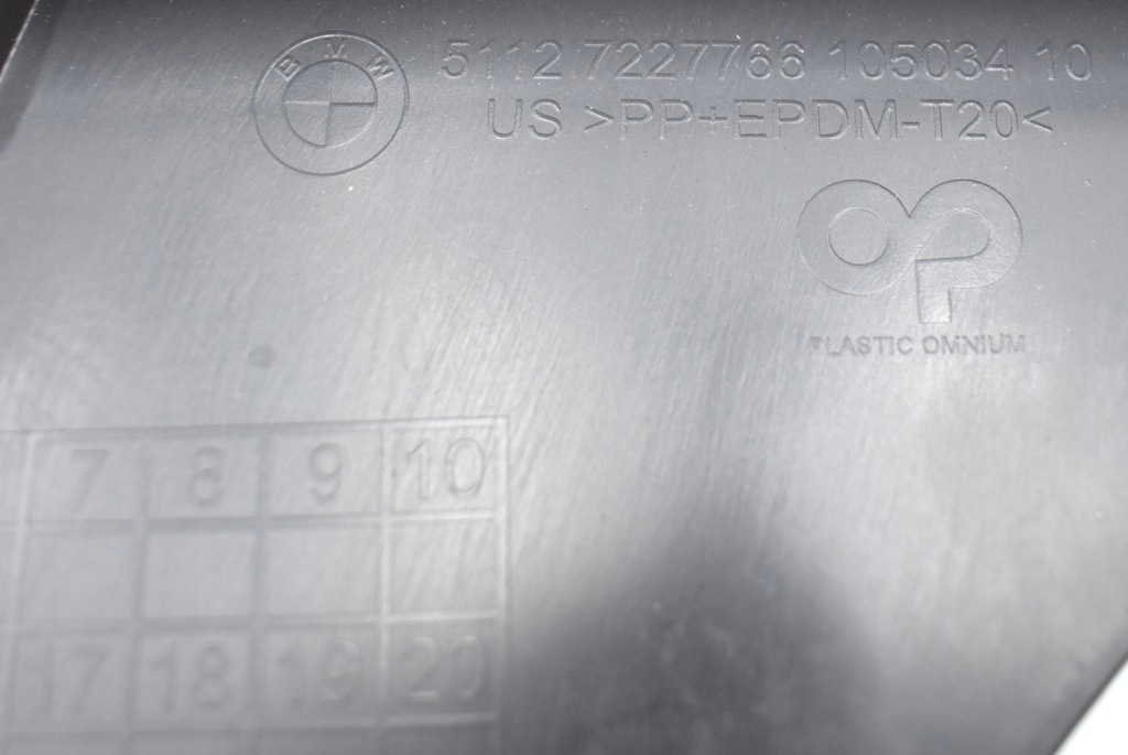 фото №8, Bmw x5 e70 дифузор спойлер накладка бампера задня org новий 5112 7227766