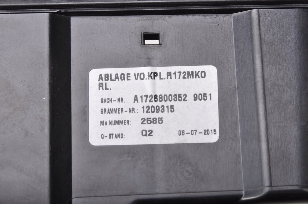 фото №6, Mercedes w172 r172 кронштейн na кружка a1726800352