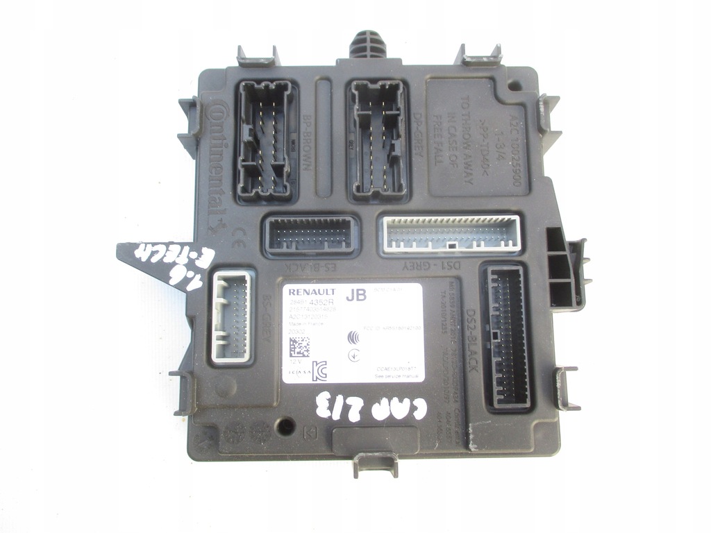 фото №8, Renault captur ii бортовий комп'ютер набір стартовий 1.6 e-tech гібрид 19-24 rok
