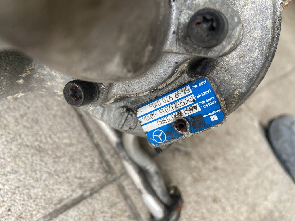 фото №12, Mercedes turbo турбонагнітач a6510906280 a6510905380