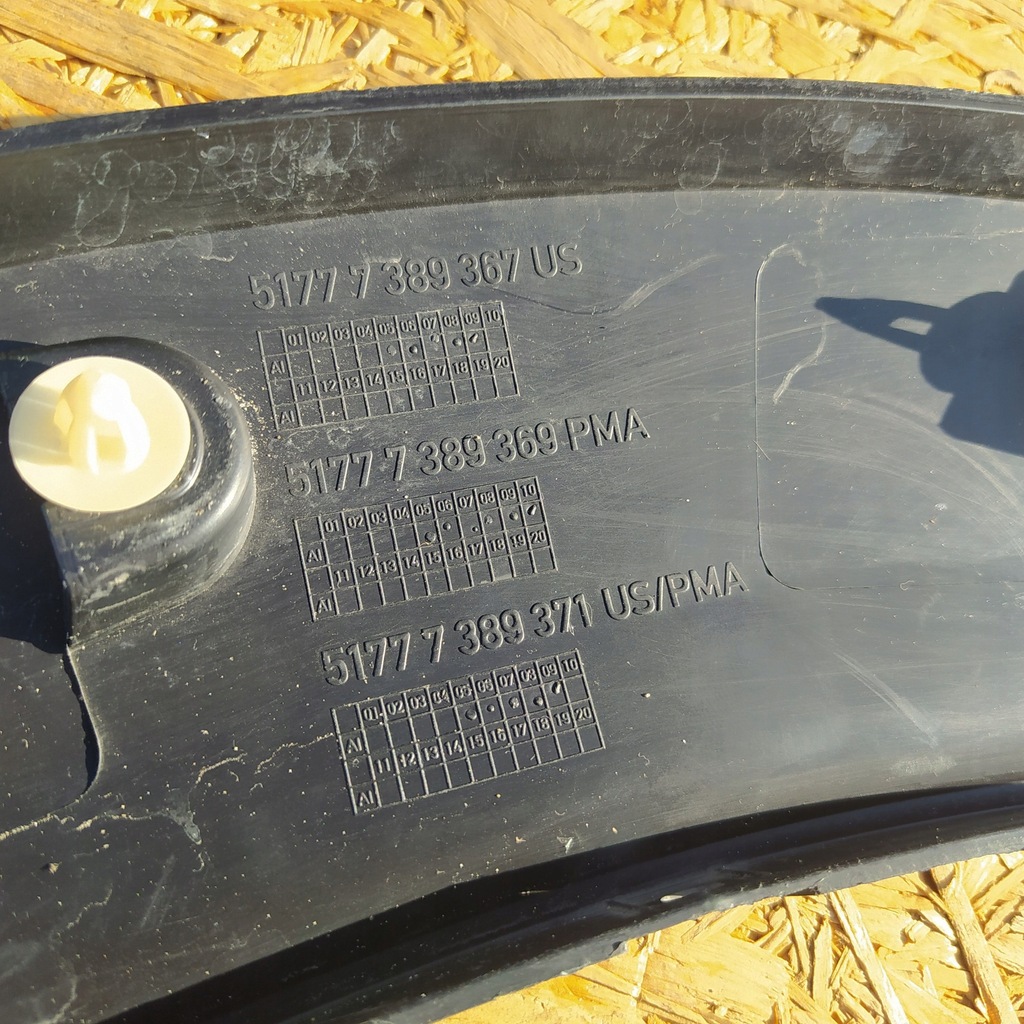 фото №10, Mini f60 молдинг крыла левый перед передняя pdc 7389365