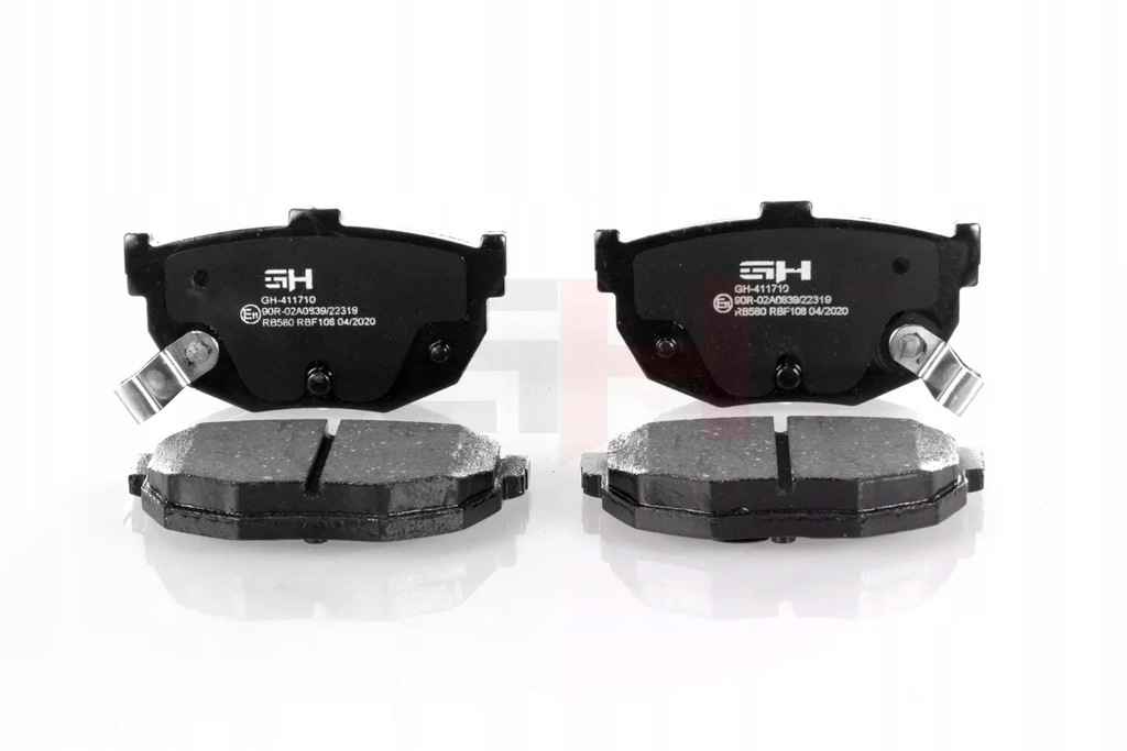фото №1, Тормозные колодки ham задняя gh-411710/agh