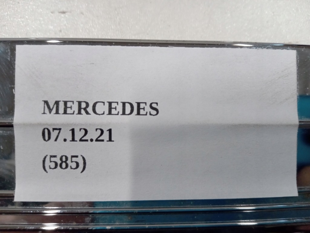 фото №4, Молдинг защита порог перед хром mercedes cls w219