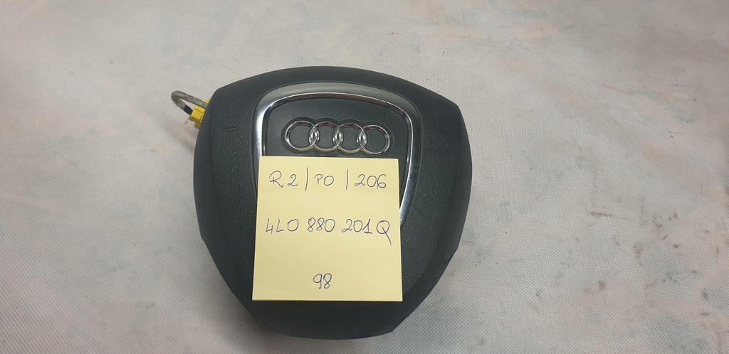 фото №10, Подушка повітряна водія подушка безпеки audi q7 4l