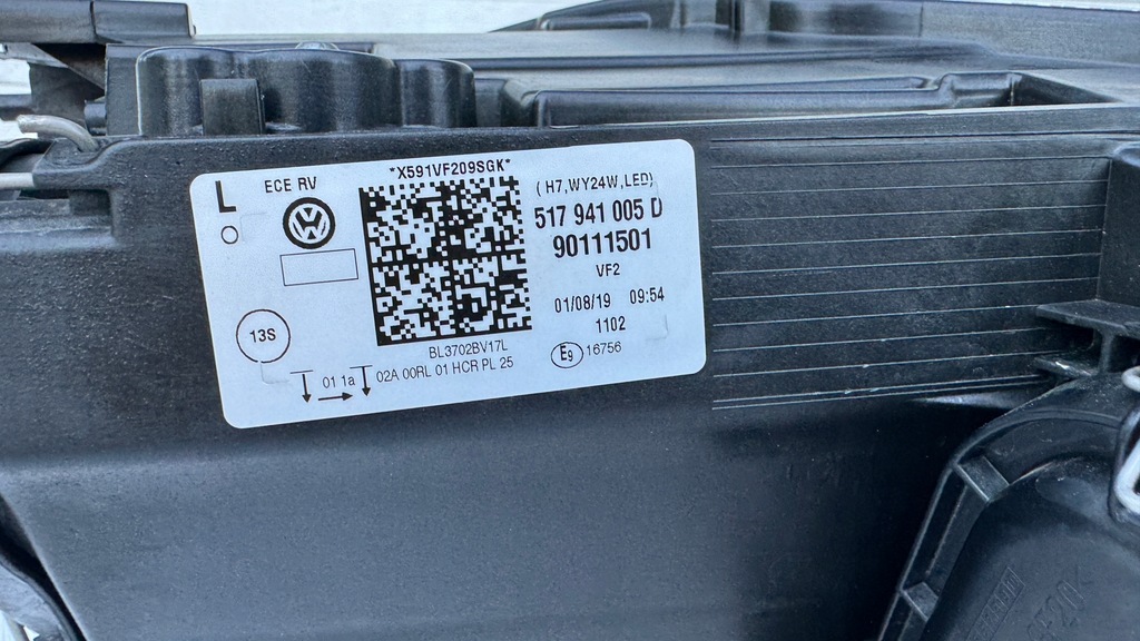 фото №12, Лампа левая передний перед vw sportsvan lift 2017- 517941005d