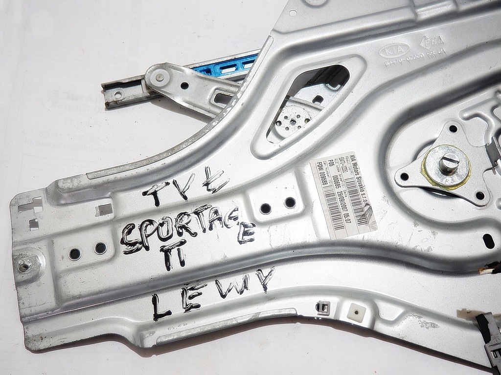 фото №11, Sportage ii підйомник скло лівий задня kompletny