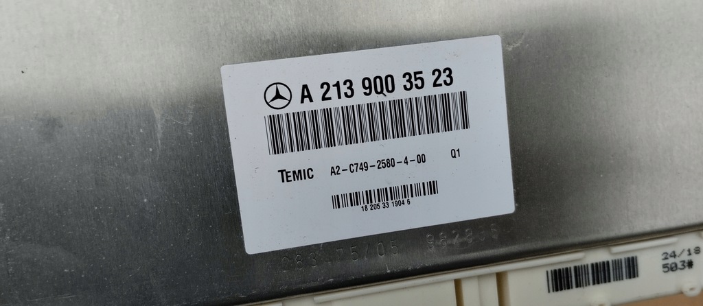 фото №5, Модуль блок управления подвеска mercedes e klasa w213 e63 amg a2139003523