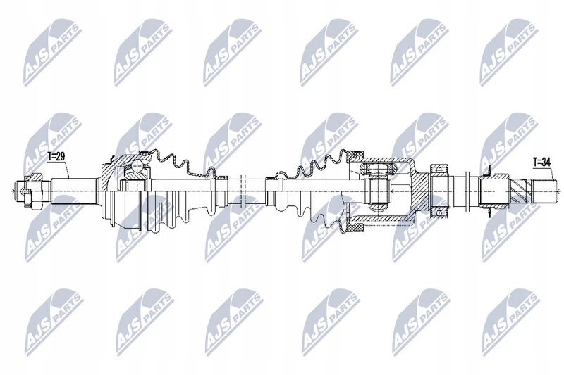 фото №2, Приводной вал npw-re-126 nty