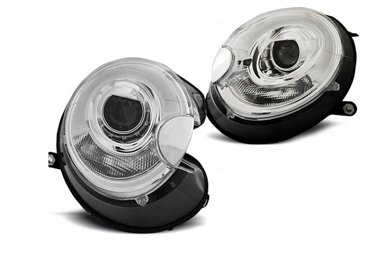 Купить Фонари фары mini cooper 06-14 хром led
