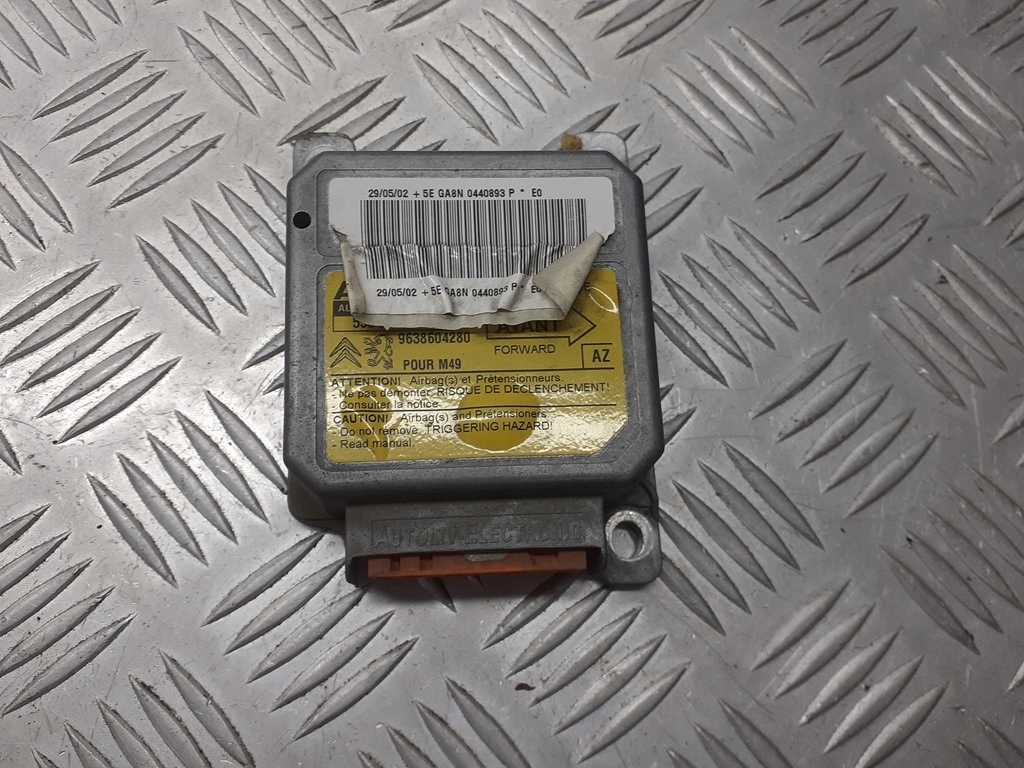 фото №1, Модуль подушка безопасности citroen berlingo i 9638604280