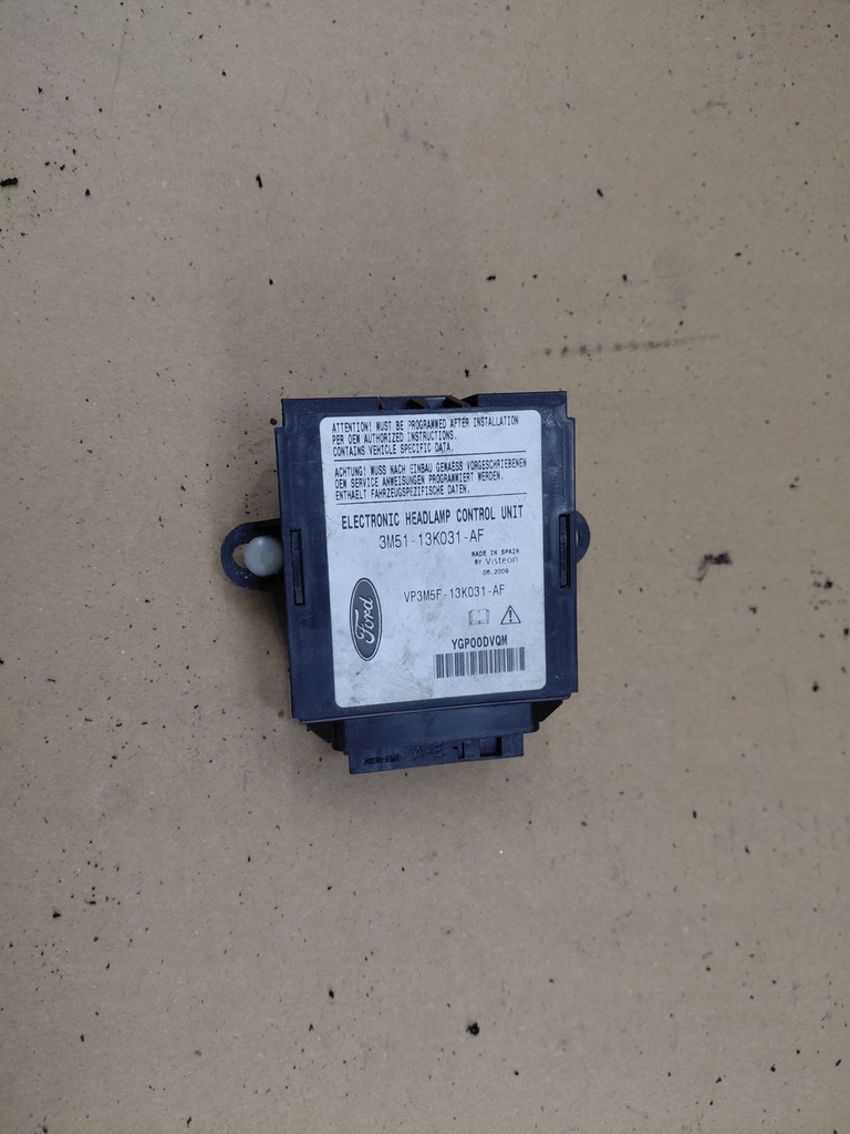 фото №1, Ford kuga mk1 модуль блок управления света 3m51-13k031-af