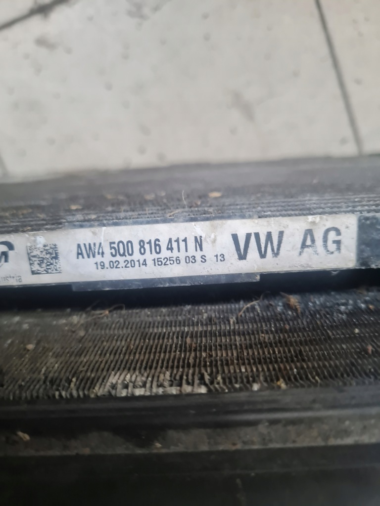 фото №6, Комплект радіатор 5q0121251el 5q0816411n 5q0121251eb