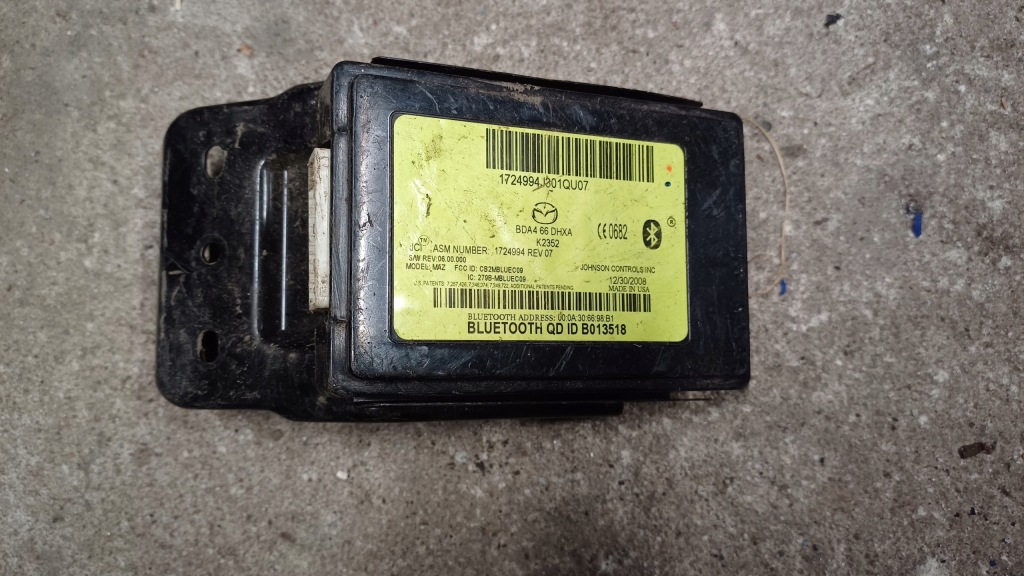 фото №1, Mazda 3 09-13 bl модуль bluetooth bda466dhxa