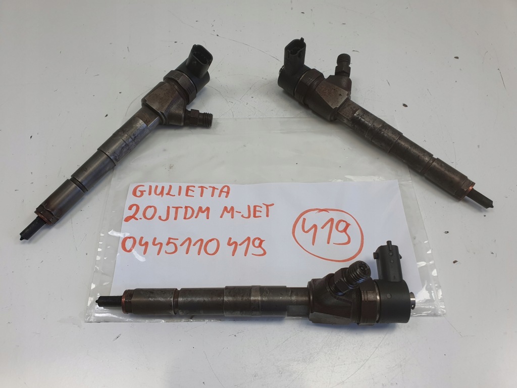 фото №1, Alfa romeo giulietta 2.0 jtdm форсунка інжектор 0445110419