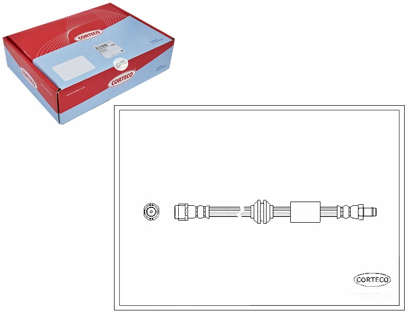 Купити Corteco шланг гальмівний 1644200448 sl6063 245123