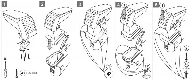 фото №10, Подлокотник armster seat toledo od 2013 roku