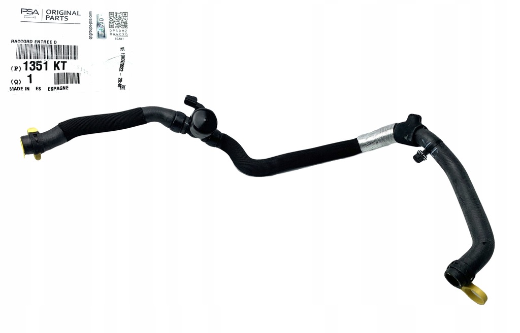 фото №1, Шланг радиатора датчик peugeot 407 607 2.7hdi