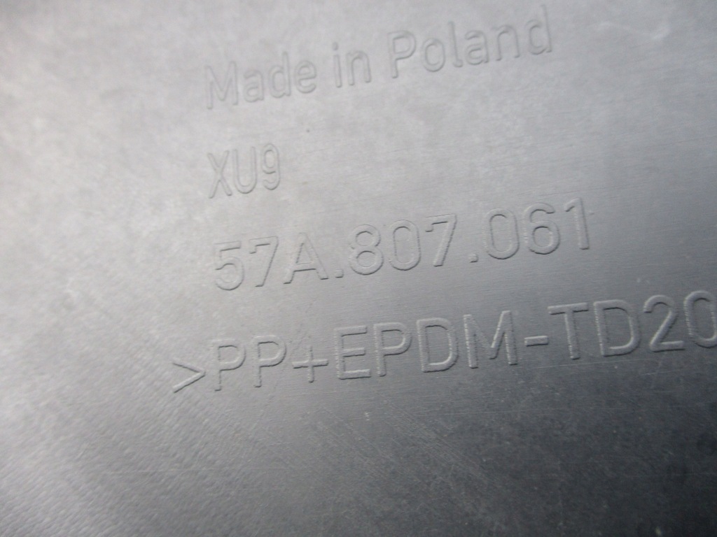 фото №7, Спойлер накладка dół бампера перед skoda karoq 57a807061