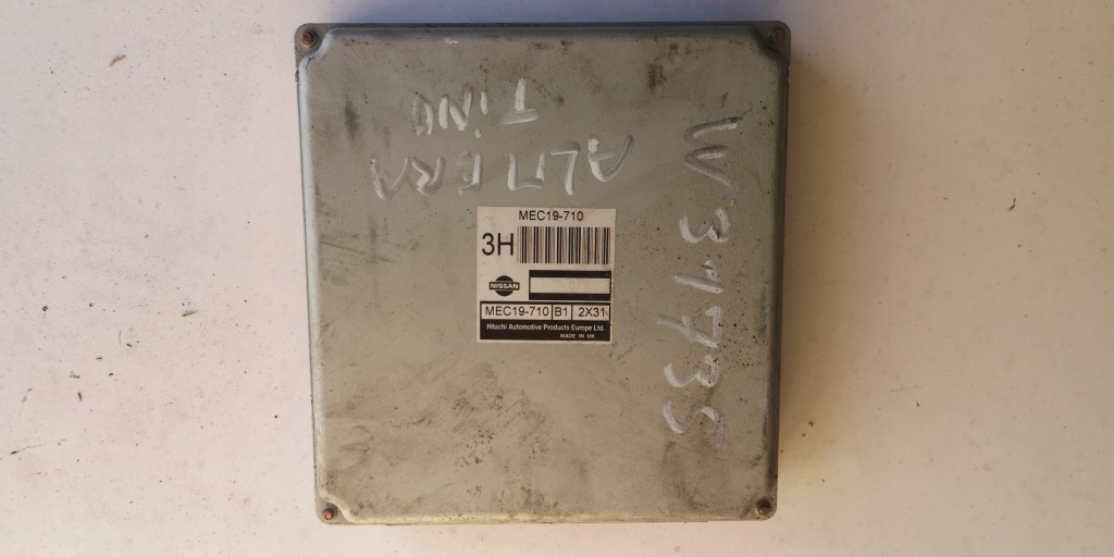 фото №1, Nissan almera tino mec19-710 бортовой компьютер ecu