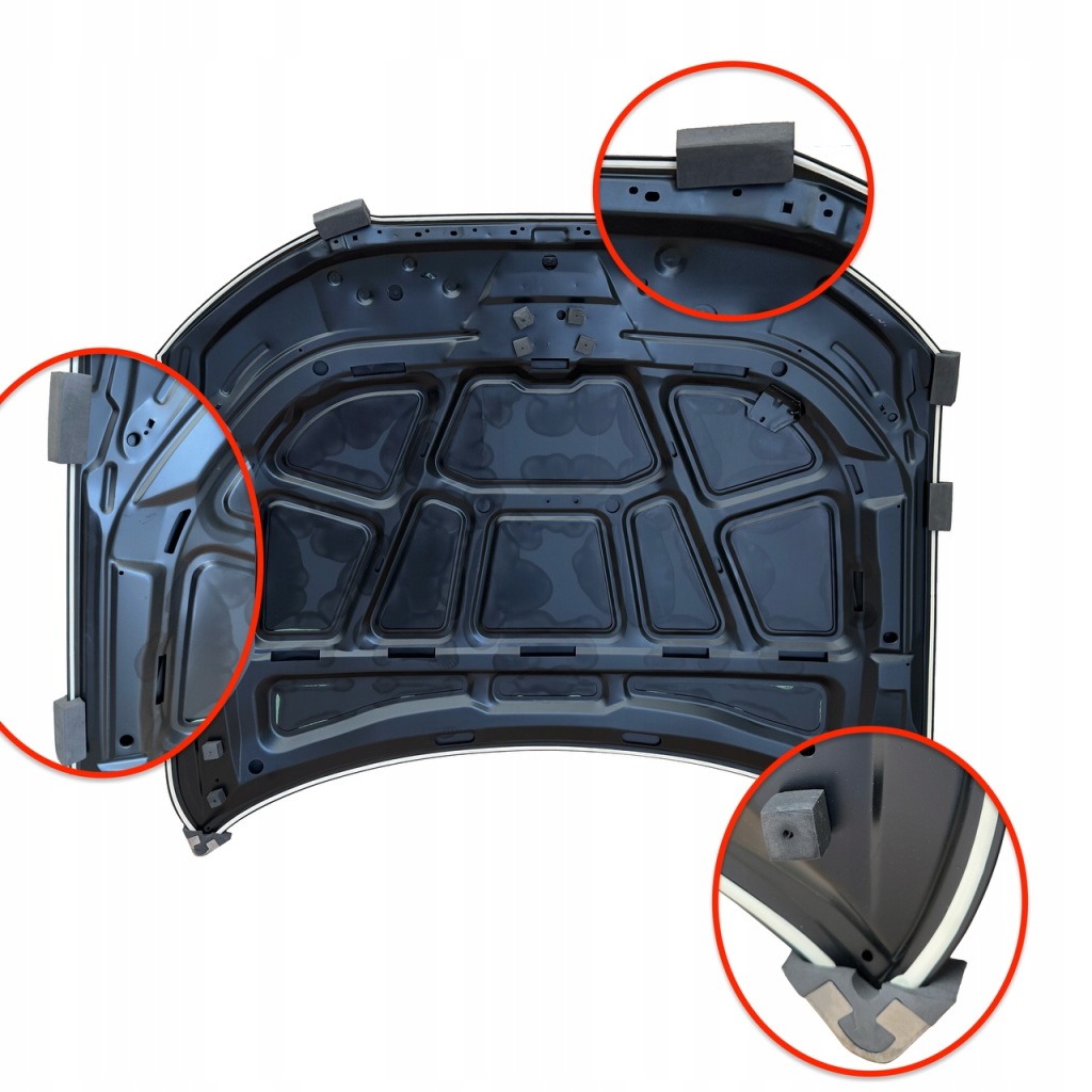 Капот передняя крышка audi a5 8w6 f5 16- стальной силиконы новая Цена