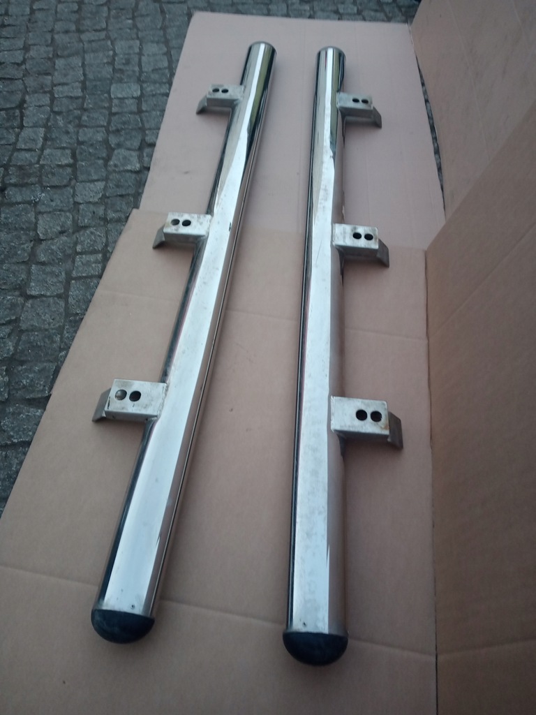 фото №10, Vw amarok правый левый порог подножка хром комплект