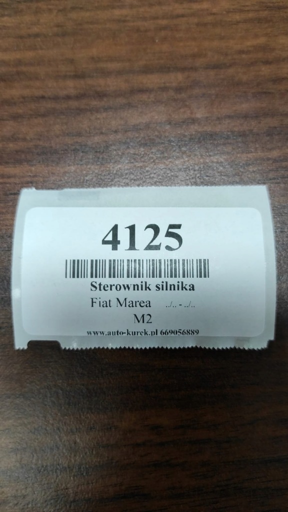 фото №4, Fiat lancia блок управления бортовой компьютер двигателя ge112147