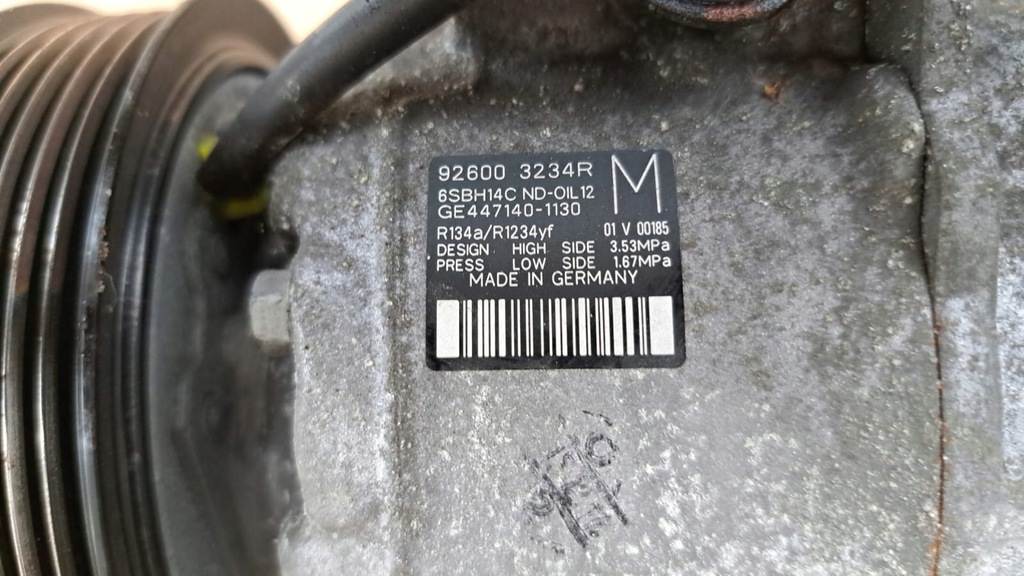 фото №4, Компрессор кондиционера renault espace v 1.8