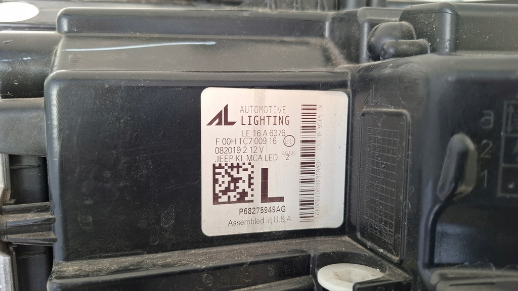 фото №7, Фара лампа левая full led jeep cherokee kl lift 18- p68275949ag