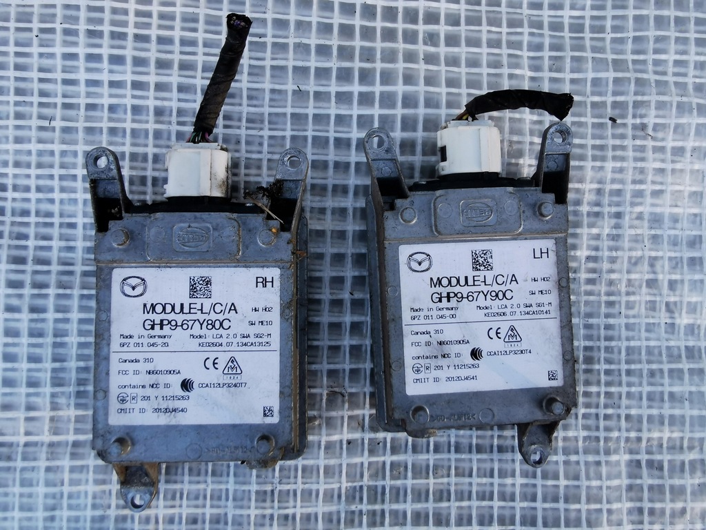 фото №7, Mazda 6 iii gj gl 12-17 радар мертвого pola 2 szt ghp9-67y80c ghp9-67y90c