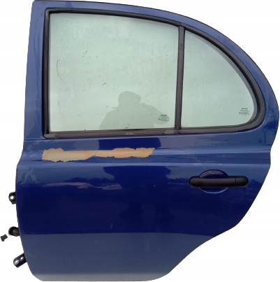 фото №1, Стекло боковая дверь левый задняя nissan micra k12 5d