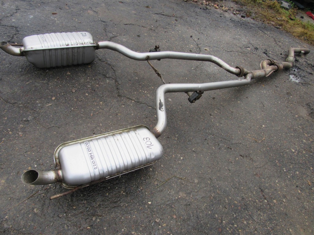 Глушители выхлоп комплект mercedes-benz s w220 220 a2204910100 Недорого