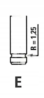 фото №1, Клапан випускний r4634/bmcr freccia ford escort