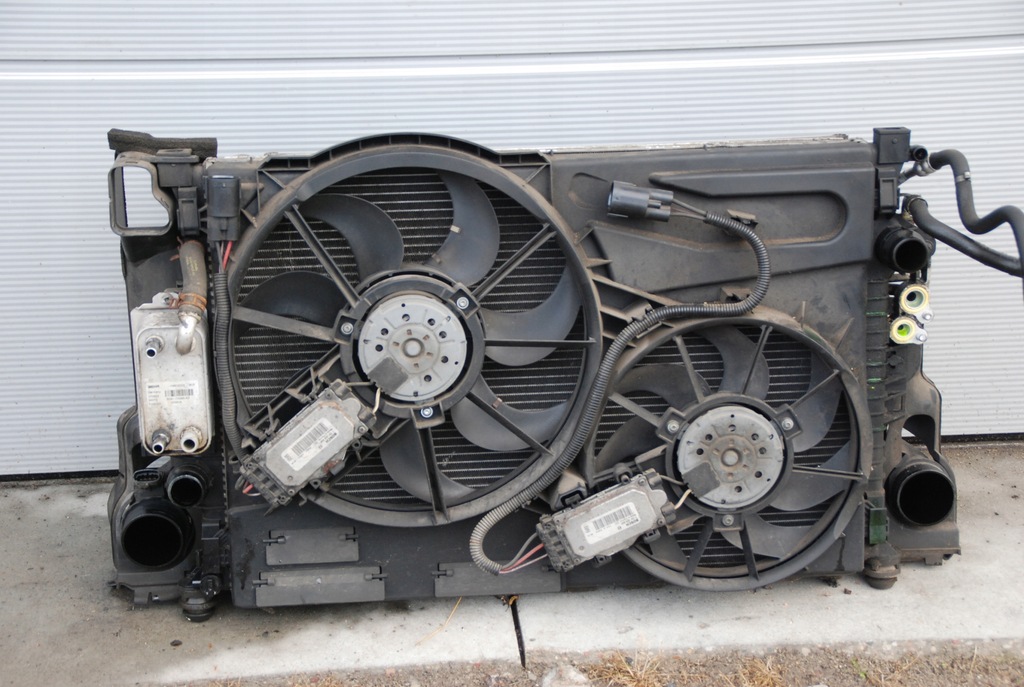 фото №5, Volvo xc60 s80 ii v70 iii xc 06- 2.4 d5 радиатор вентиляторы модуль kpl