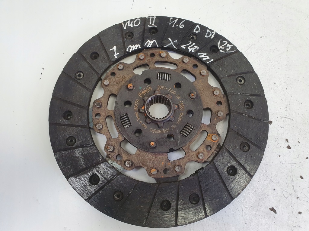 фото №7, Volvo s40 ii 1.6 d2 притиск диск зчеплення