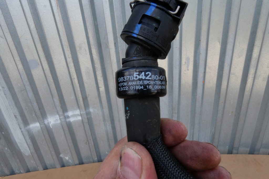 фото №7, Wąż труба peugeot 5008 ii 308 t10 9837054280