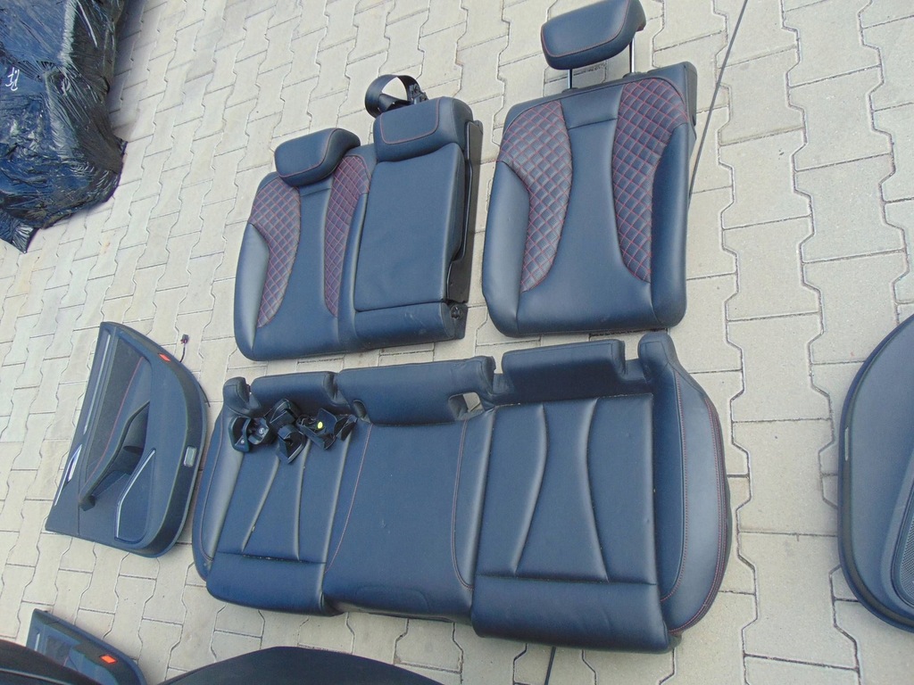 фото №6, Audi rs3 8v sportback сидіння сидіння салон обшивки підігрів