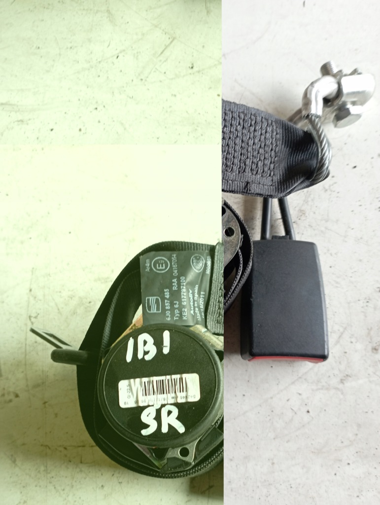 фото №1, Ibiza iv pas безопасности заднее сиденье задняя 6j0857485