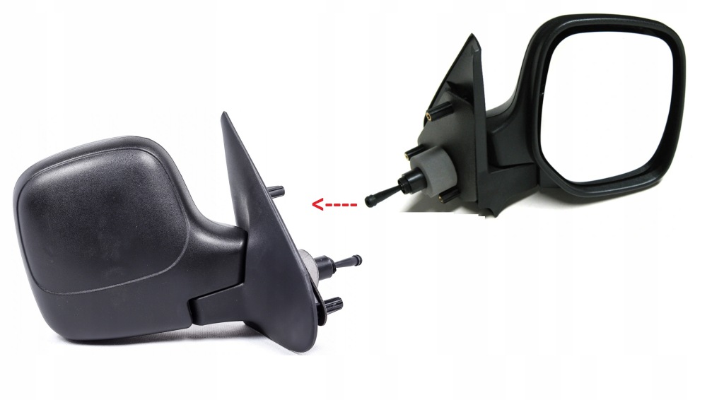 фото №1, Зеркало механический правое citroen berlingo 1996-2006