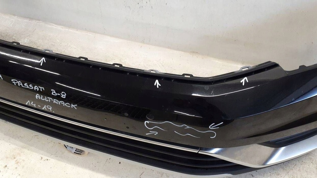 фото №10, Vw passat b8 alltrack 2014-2019 бампер перед 3g0807221c