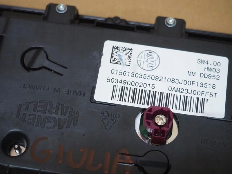 фото №7, Дисплей экран навигации alfa romeo giulia 503490002015